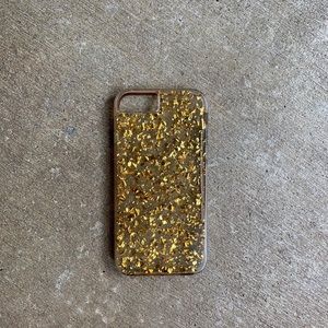 24k gold iphone 6s, 7, 8 case